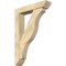 Ekena Millwork Funston Slat Rough Sawn Bracket w/ Offset Brace, Douglas Fir, 6"W x 28"D x 40"H BKT0604X28X40FST06RDF - alternate 1